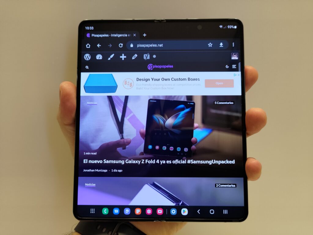 Primeras impresiones Samsung Galaxy Z Fold 4