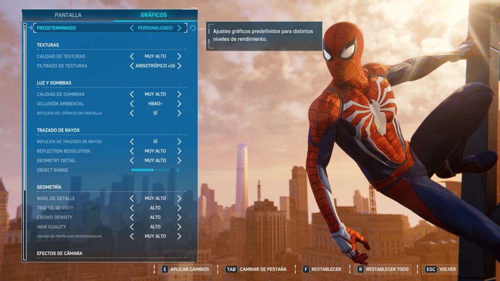 Spiderman Remastered Steam captura 2