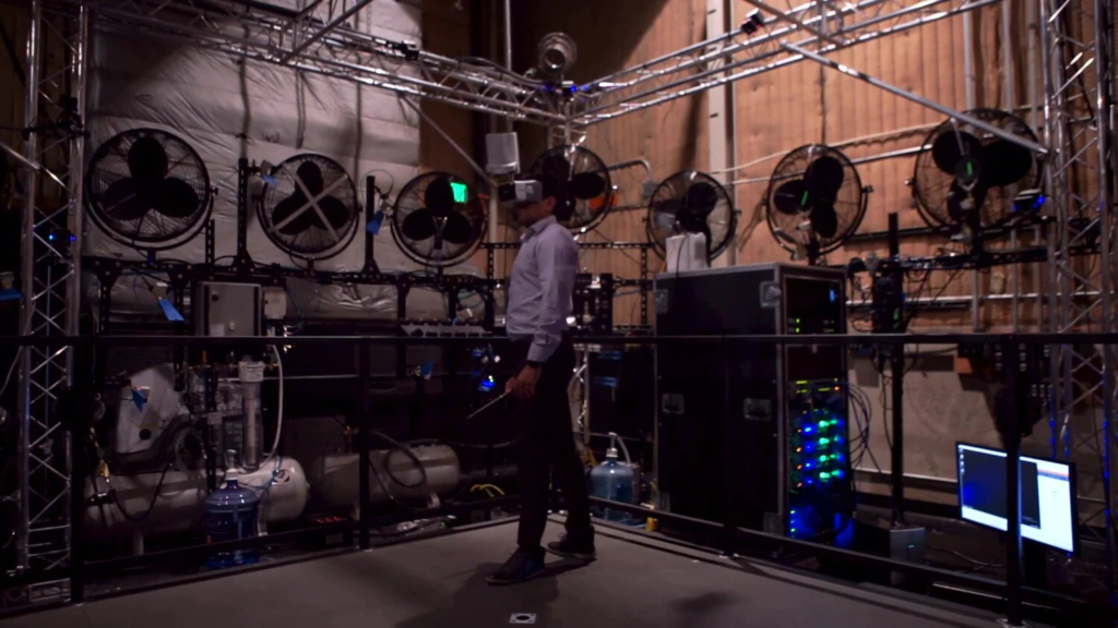 jaula de realidad virtual RV