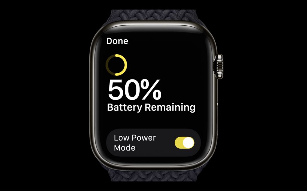 Apple explica qué funciones se suspenden en el Apple Watch al usar el nuevo modo de bajo consumo de watchOS 9