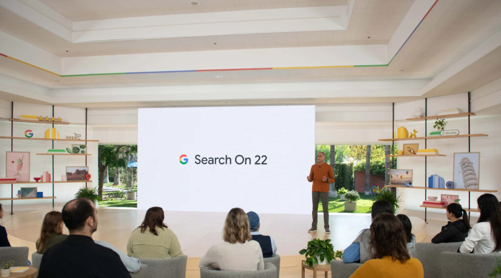 Google presenta “multibúsqueda” y otras novedades más en su evento Search On 2022