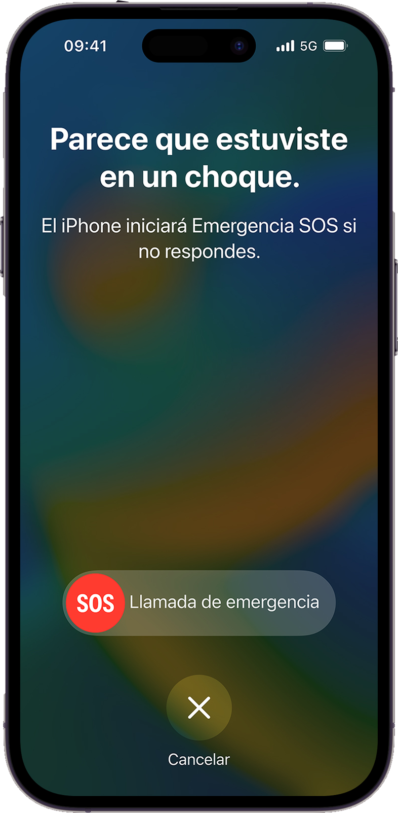 iPhone 14 detección de accidentes