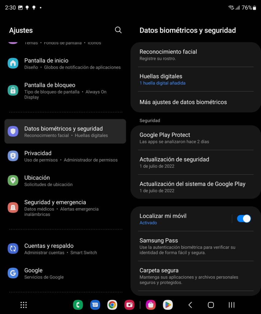Samsung Galaxy Z Fold 4 captura (32)