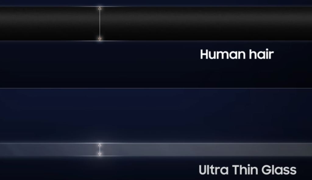 Cristal ultradelgado pantalla plegable foto 2