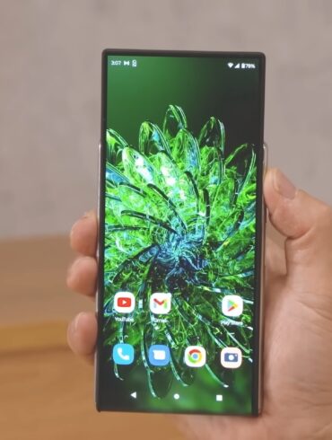 Lenovo teléfono con pantalla vertical