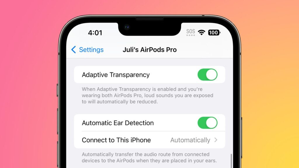 Falsa alarma: la función “Transparencia Adaptativa” no llegará a los AirPods Pro y AirPods Max