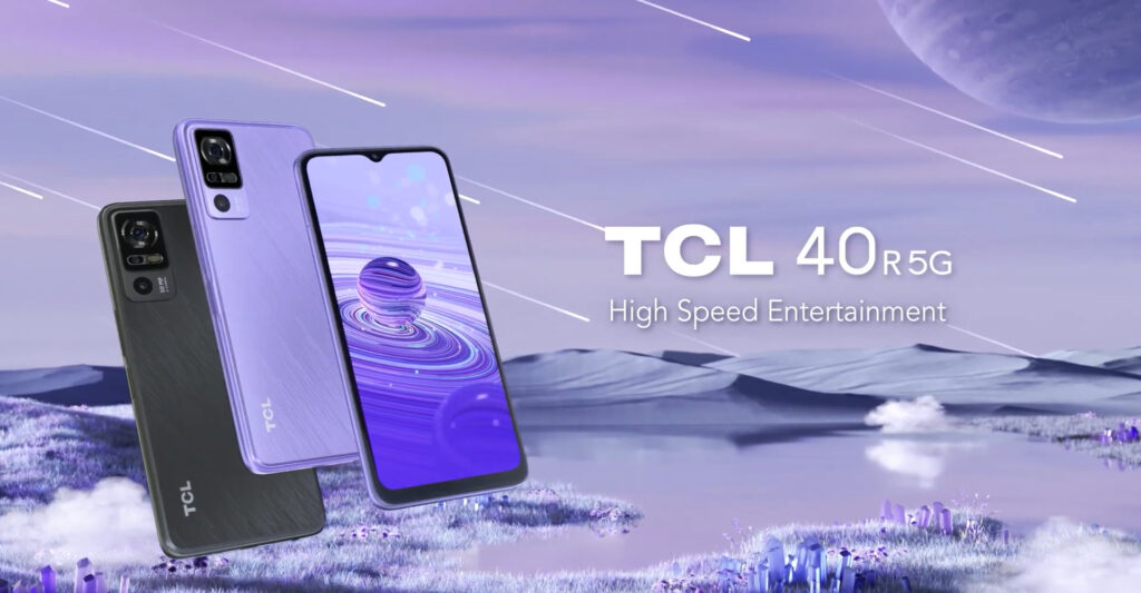 TCL presenta a su nuevo smartphone 40R 5G