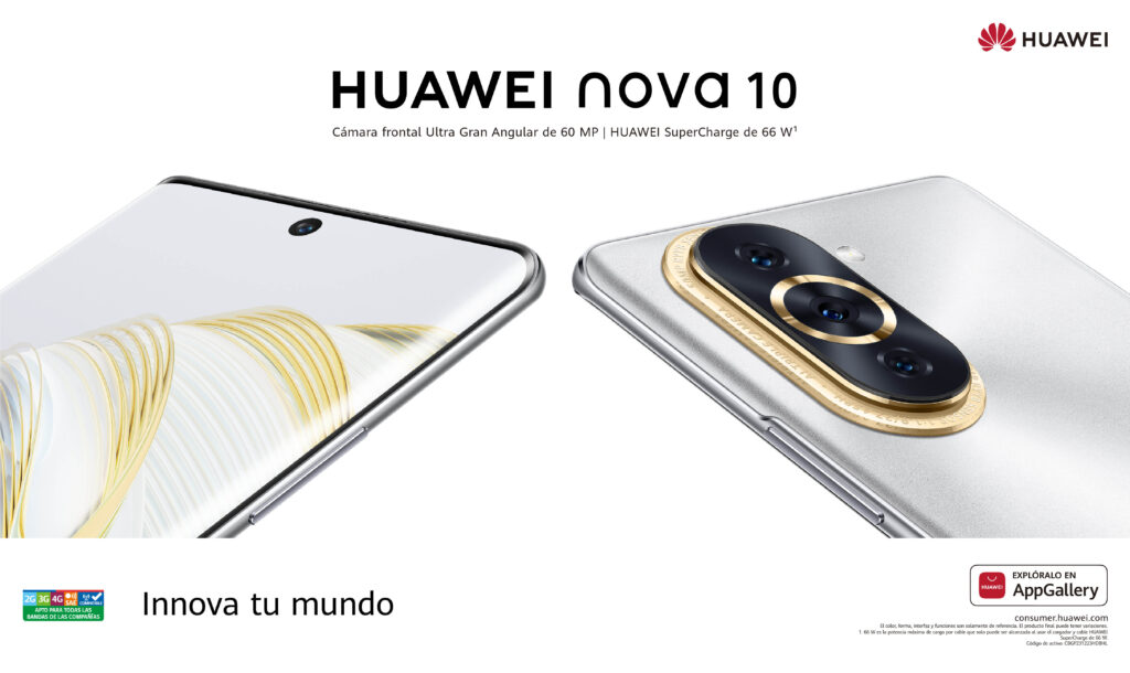 Huawei lanza en Chile al nova 10