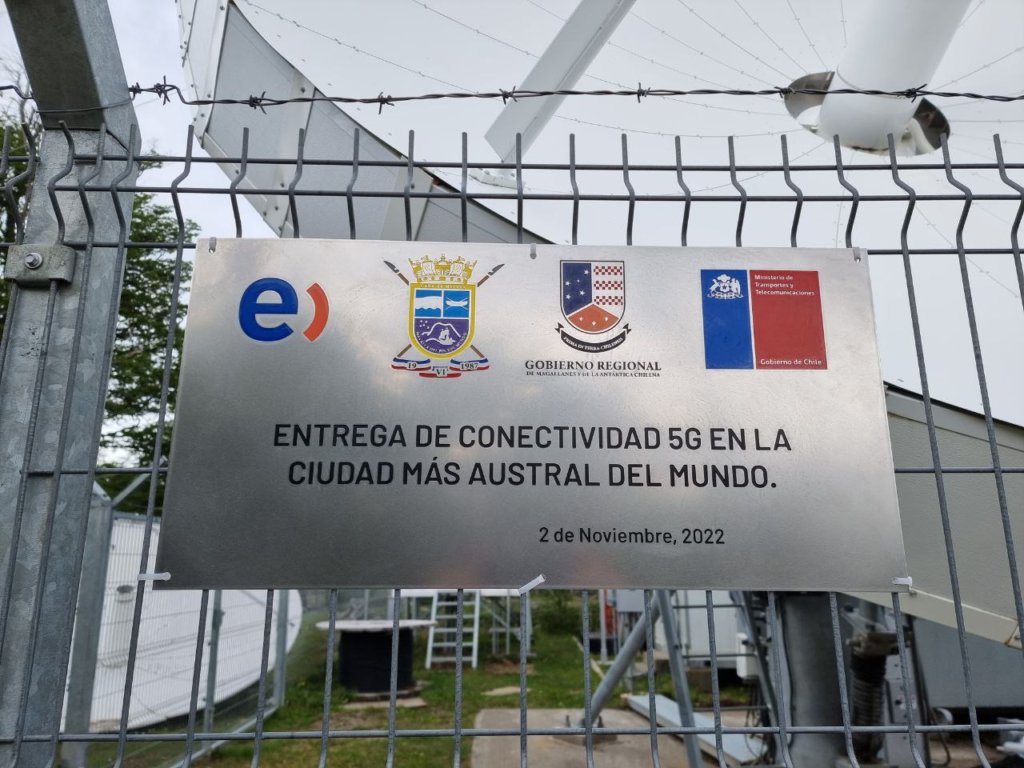 Entel 5G Ciudad más austral del mundo.