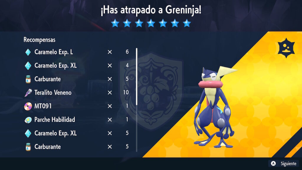 Un nuevo evento de Teraincursiones de 7 estrellas nos trae a Greninja en Pokémon Scarlet y Violet