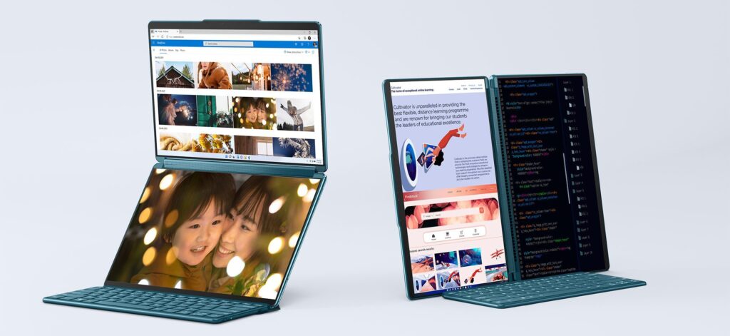 Yoga Book 9i: Lenovo nos trae al primer portátil doble pantalla de tamaño completo #CES2023