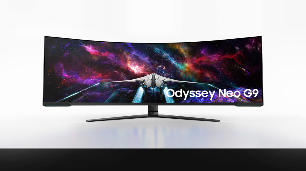 Samsung presenta su nuevo monitor curvo de 57″ Odyssey Neo G9 con DisplayPort 2.1 #CES2023
