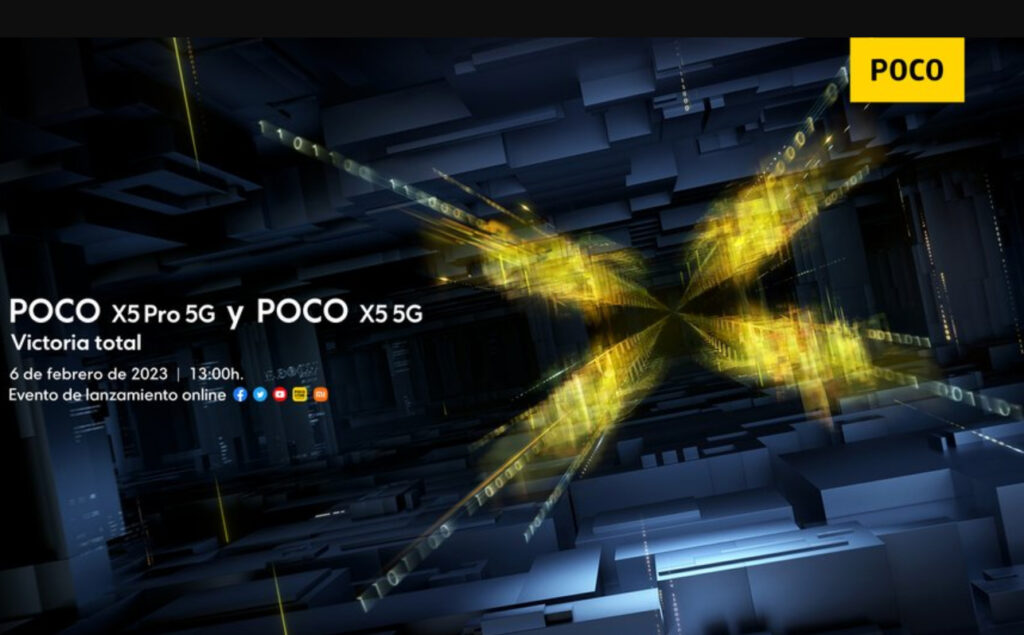 Poco X5 y X5 Pro se revelarán el 6 de febrero