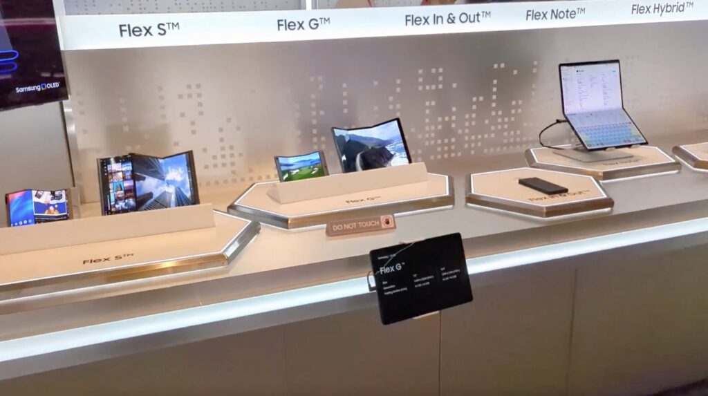 Fuimos a conocer la serie de pantallas Flex de Samsung Display en #CES2023