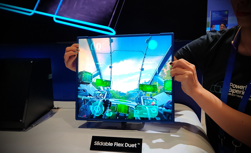 Samsung Display nos muestra una pantalla OLED que se dobla y desliza en #CES2023