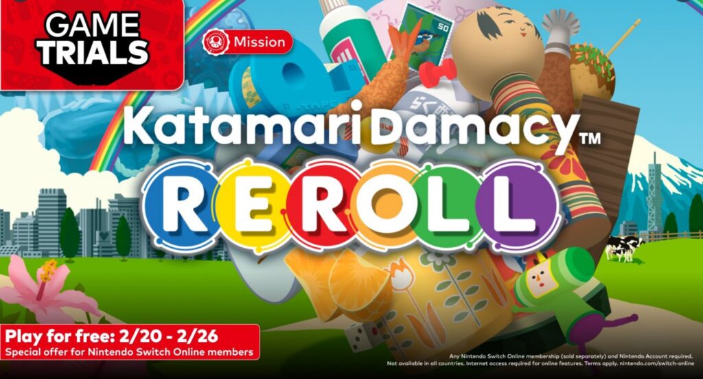 Ya podemos jugar Katamari Damacy REROLL de manera gratuita con Nintendo Switch Online por una semana