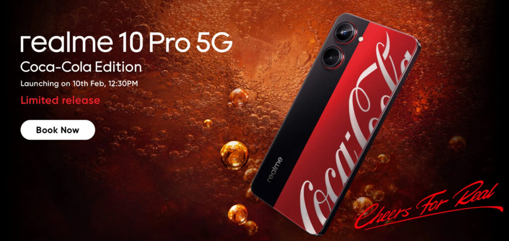 Confirmado: Realme lanzará un smartphone edición Coca-Cola el 10 de febrero