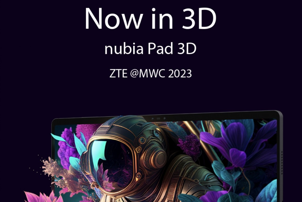 ZTE presentará su tableta Nubia Pad 3D en el #MWC23