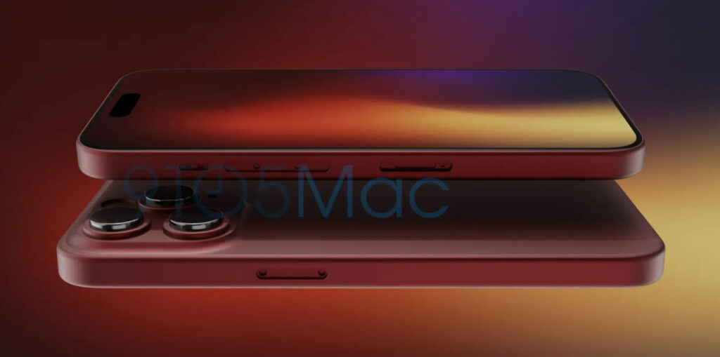 Así luciría el iPhone 15 Pro en su color especial “dark red”