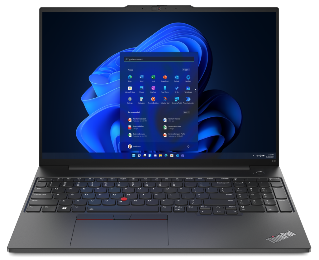 ThinkPad E16 Black