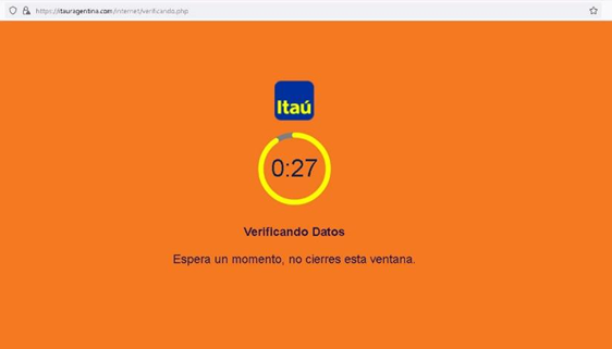 Phishing_Sitio Falso Itaú