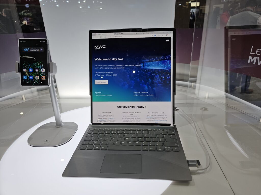 Laptop Lenovo pantalla enrollable foto 3
