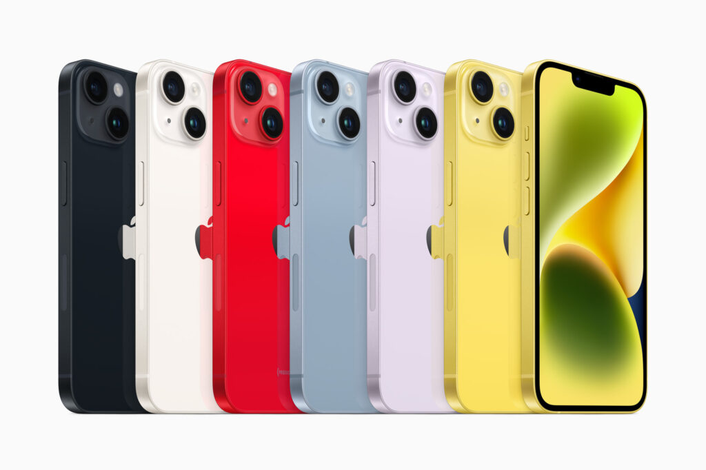 iPhone 14 plus amarillo