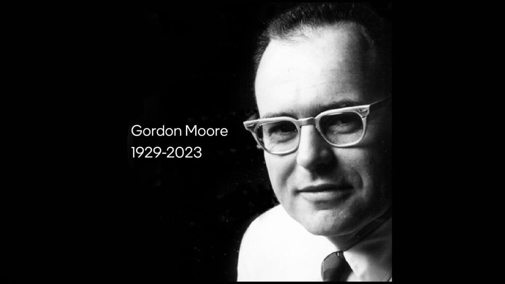 Falleció Gordon Moore, uno de los fundadores de Intel