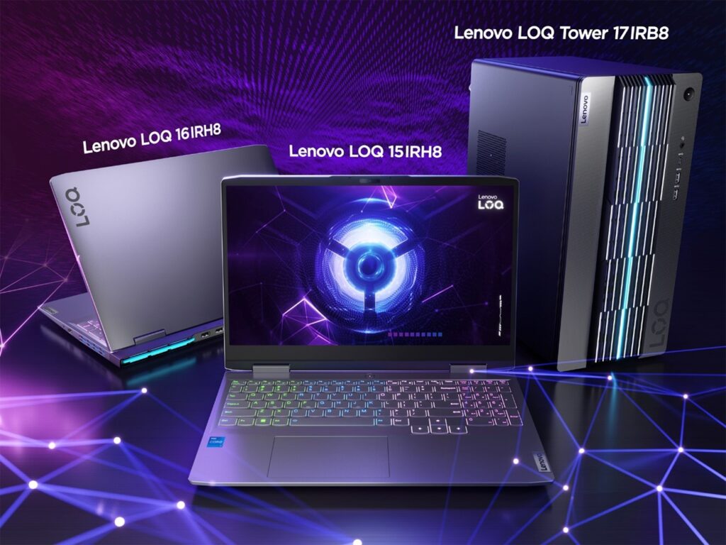 Lenovo presenta sus nuevos portátiles y PC de escritorio LOQ para gamers