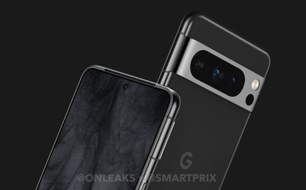 Filtran los primeros renders del Pixel 8 Pro