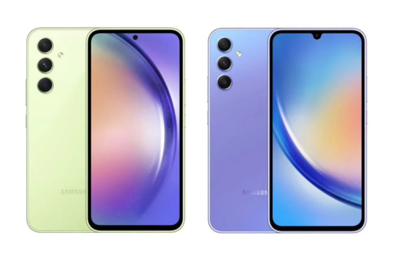 Galaxy A54 A34 renders