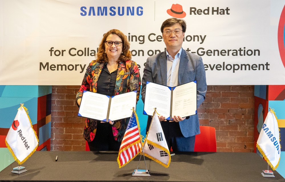 Samsung y Red Hat firma de colaboración en mayo de 2022