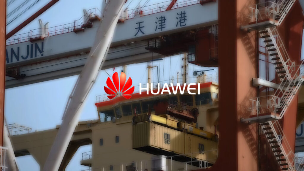 Huawei muestra su gemelo digital del Puerto de Tianjin en el MWC 2023