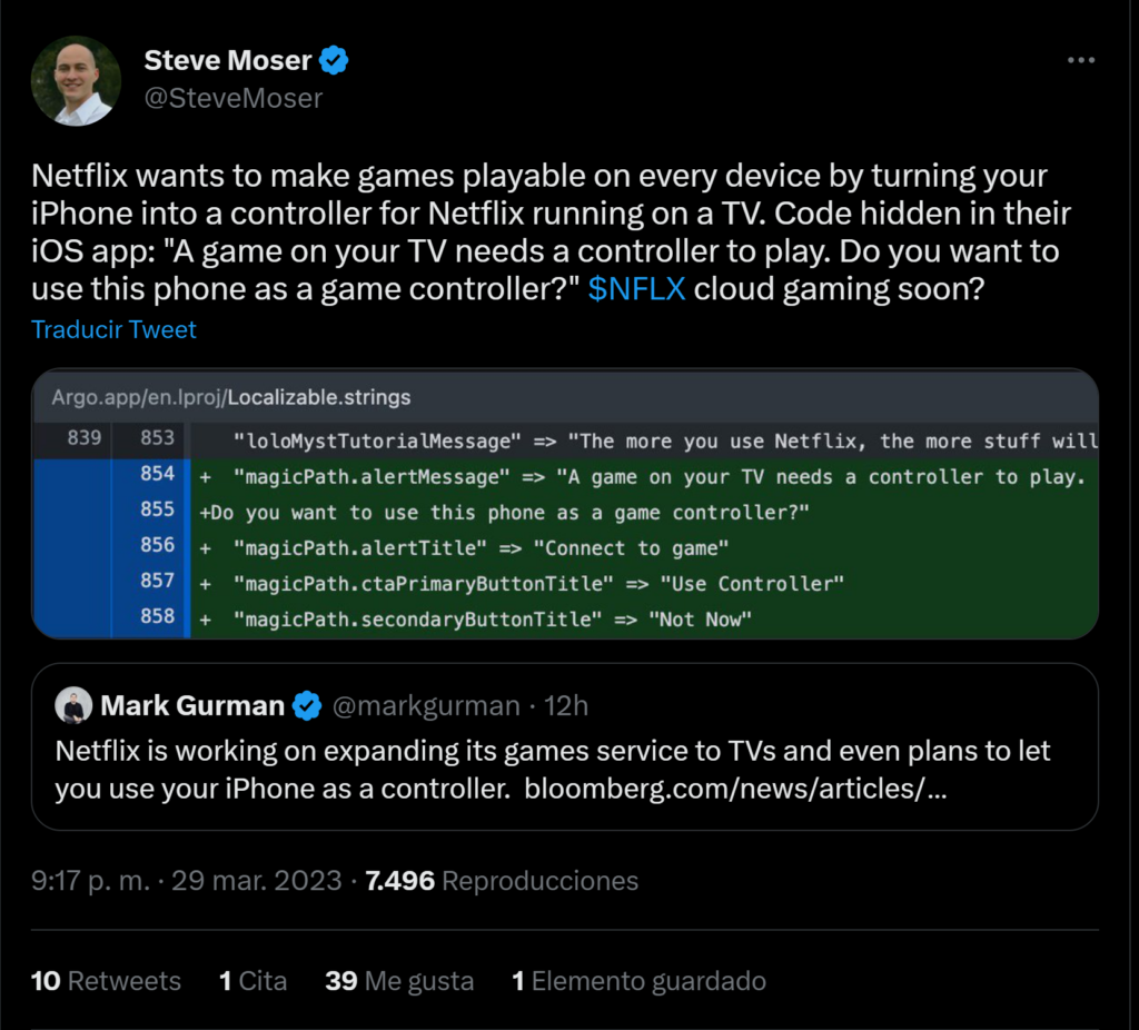 Control Netflix TV iOS