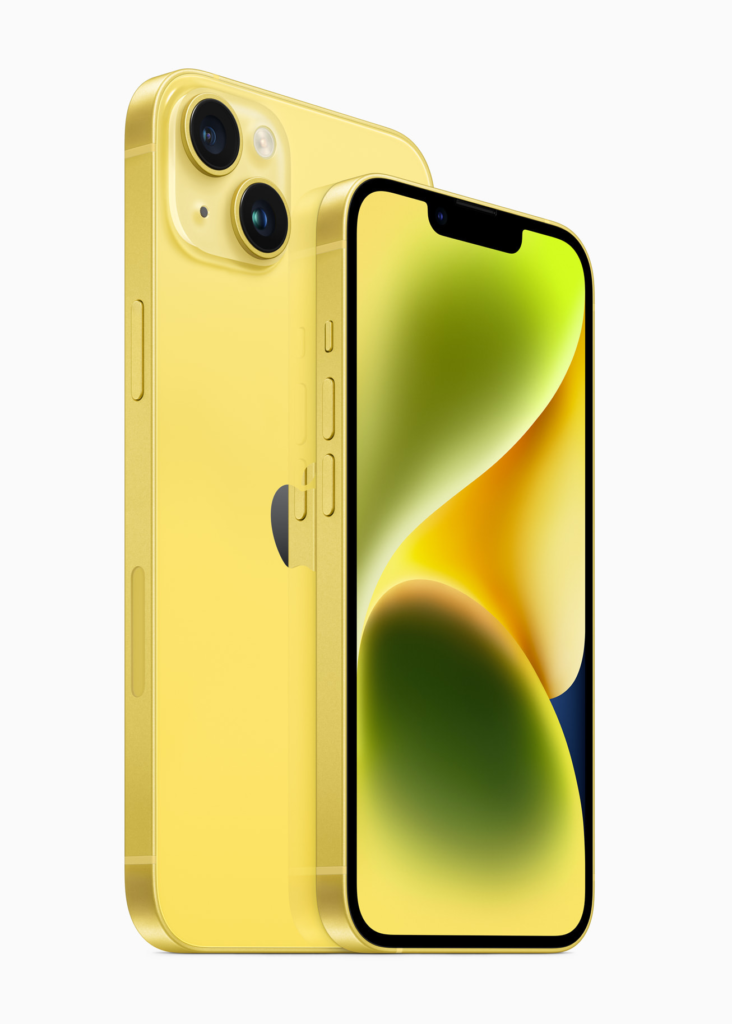iphone 14 plus amarillo