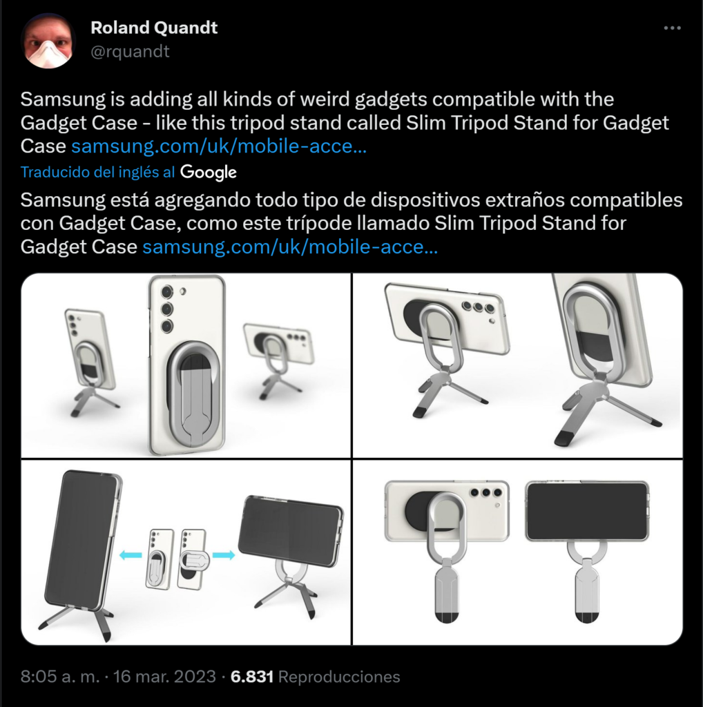 accesorios modulares Galaxy s23