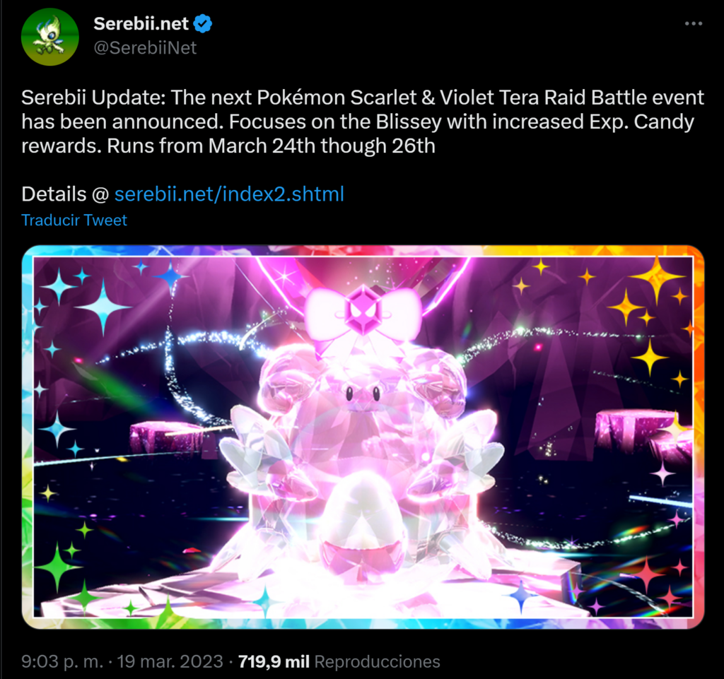 blissey pokemon scarlet y violet
