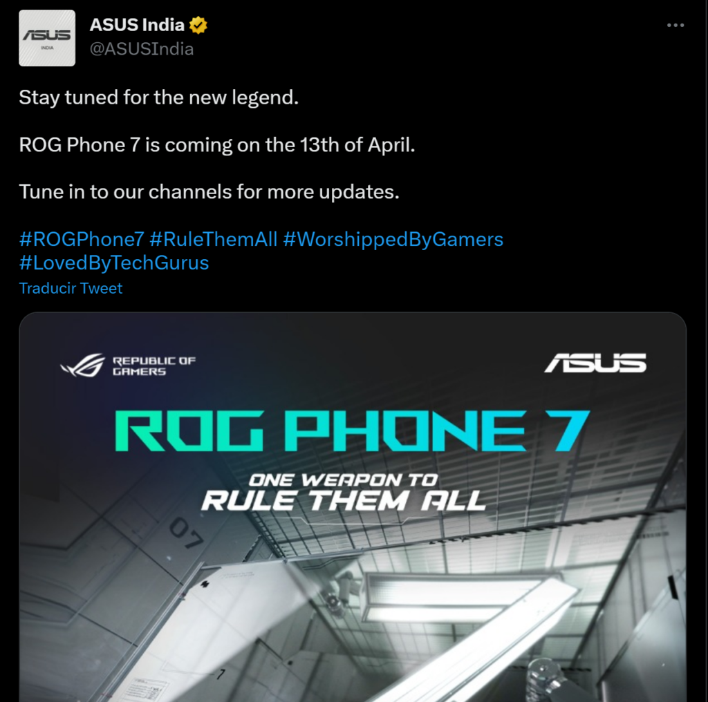 asus ROG Phone 7 afiche