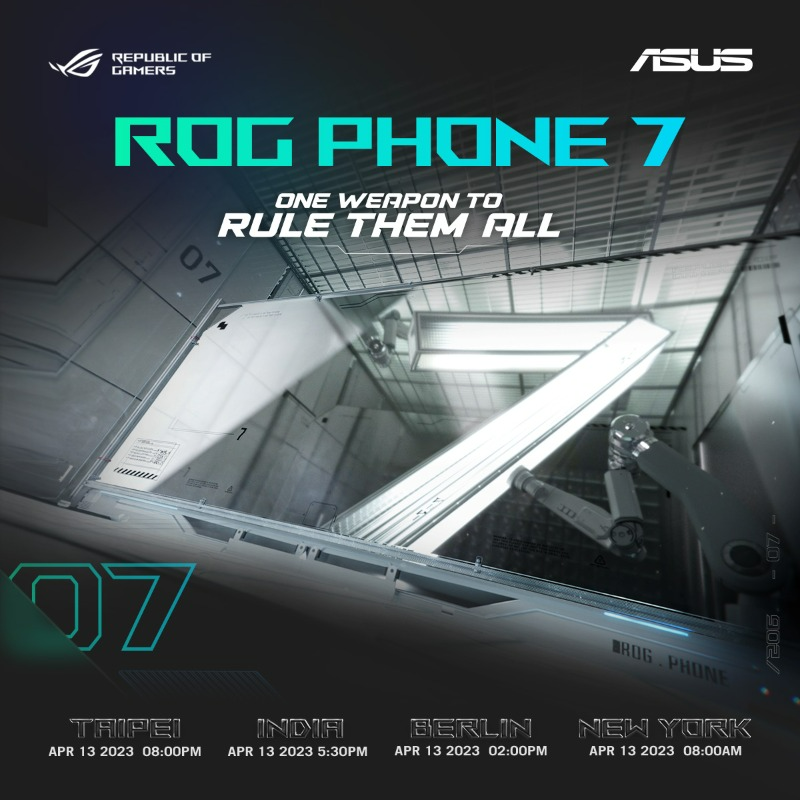 Asus ROG Phone 7 versión global llegará el 13 de abril