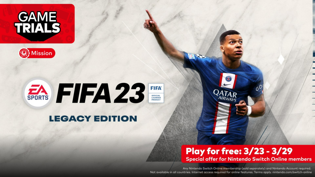 Este fin de semana podemos jugar FIFA 23 Legacy Edition gratis en Nintendo Switch