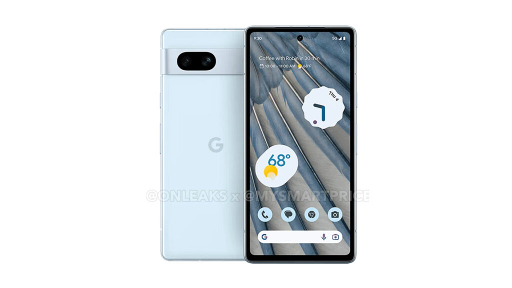 Pixel 7a se filtra en renders y muestra un posible nuevo color