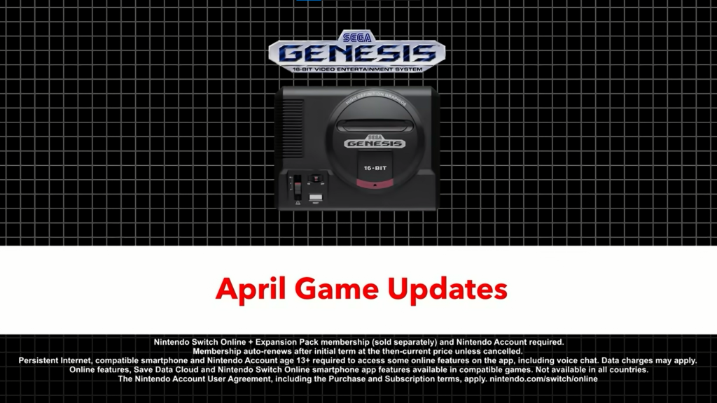 Cuatro nuevos juegos de Sega Genesis llegan a Nintendo Switch Online + Expansion Pack