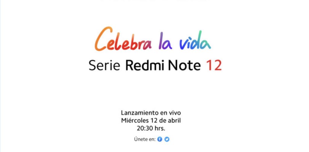 Sigue con nosotros el lanzamiento a nivel regional de la nueva serie Redmi Note 12