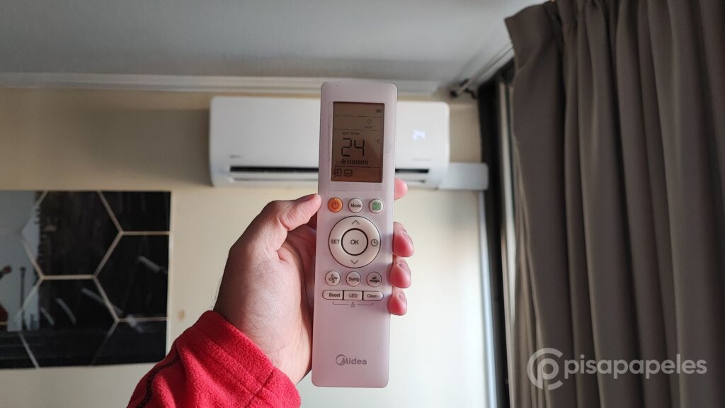 Control remoto Aire acondicionado Midea MSAG11B 
