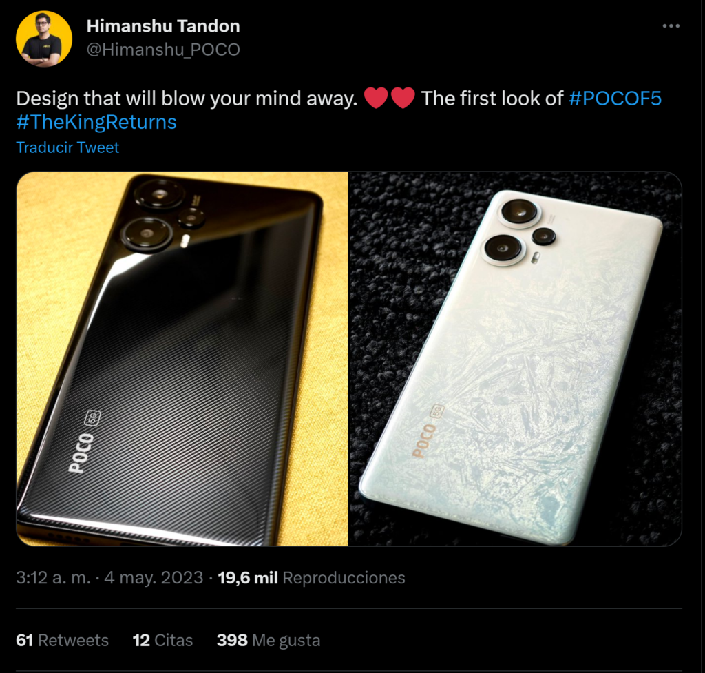 poco f5 diseño imágenes
