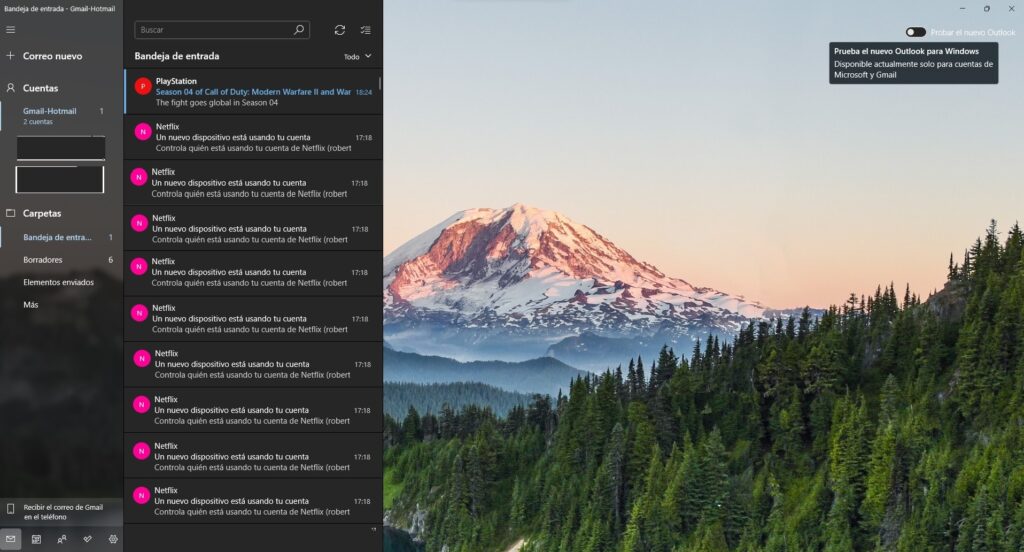 Nuevo Outlook foto 1