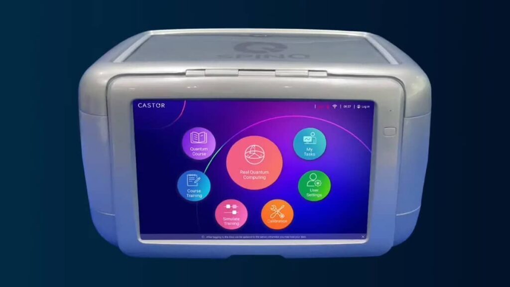 SpinQ Triangulum Mini computador cuantico foto 2