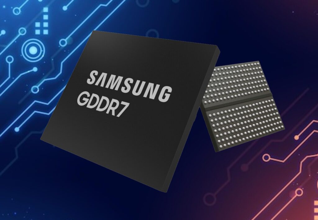 Samsung es el primer fabricante en completar el desarrollo de las memorias DRAM GDDR7