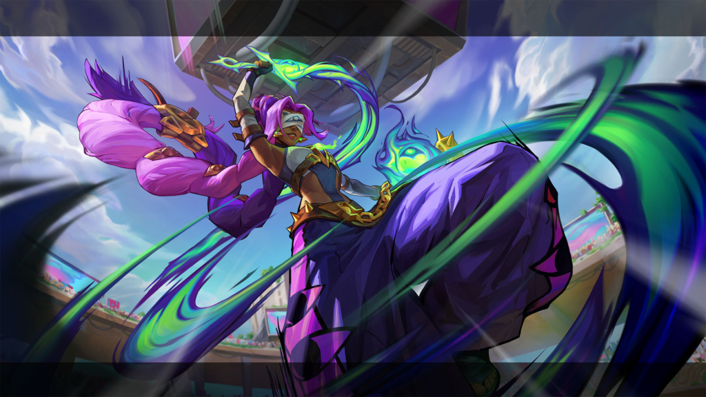 Nilah Peleadora Álmica League of Legends Wild Rift