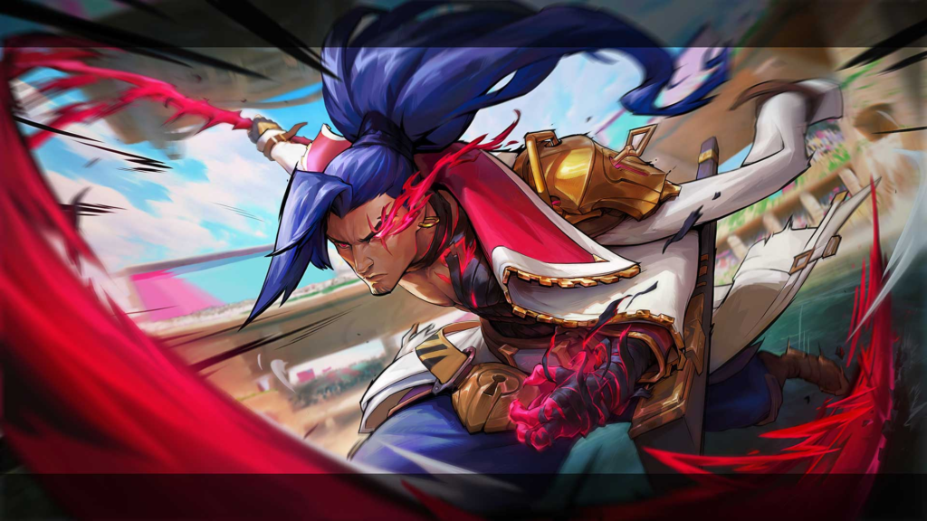 Yasuo Peleador Álmico League of Legends Wild Rift